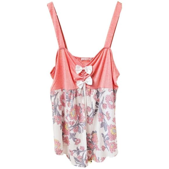 NEW ROSEGAL Plus Size Long Sheer Floral Tank Top SIZE 22 - Picture 9 of 14